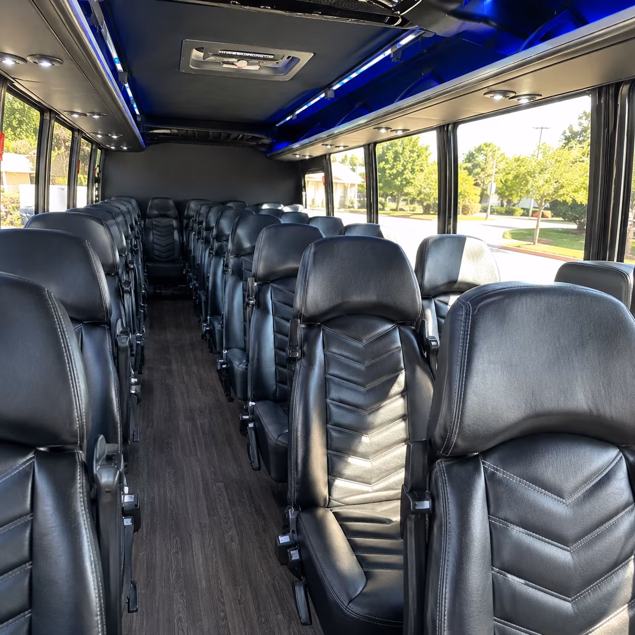 miami gardens religious group transportation onboard seating
